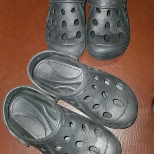 Black Clogs Size 2 & Size 3